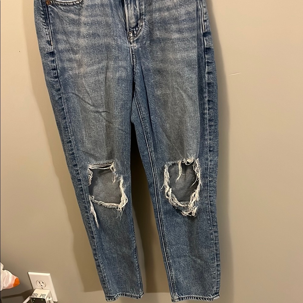 Distressed Blue Jeans for Women
